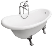 Wanna wolnostojąca Besco Otylia 160x77 cm łapy chrom