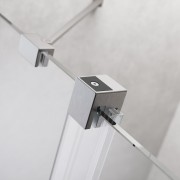 Drzwi prysznicowe Furo Brushed Nickel DWJ Radaway prawe nikiel
