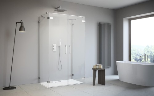 Kabina Radaway Arta DWD+2S 100x90x200 szkło przejrzyste 60L+40R