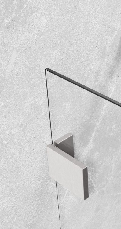 Kabina prysznicowa Radaway Essenza Pro 8 Brushed Nickel KDJ prawa