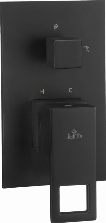 Bateria natryskowa podtynkowa z przełącznikiem natrysku Anemon Deante