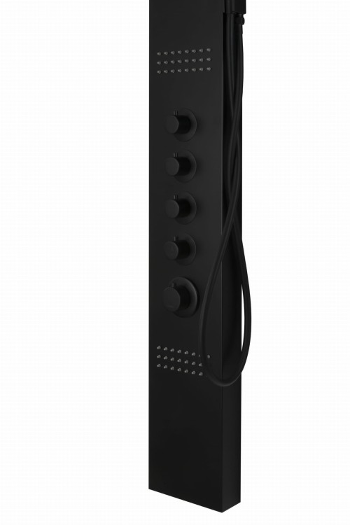 Corsan led kaskada a013a czarny z oświetleniem