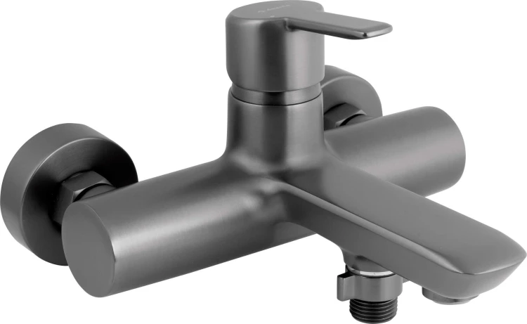 Bateria wannowa ścienna Arnika titanium Deante