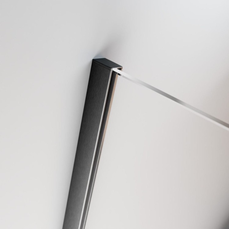 Kabina prysznicowa Furo Brushed GunMetal KDJ Radaway prawa