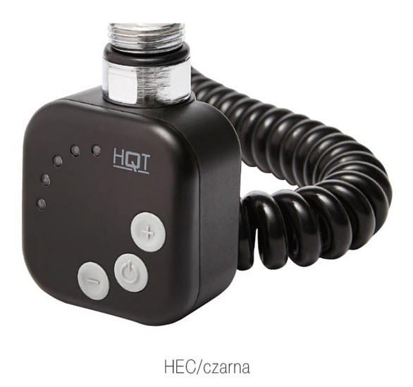 Grzałka elektryczna HEC czarna połysk Radeco