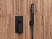 Prysznicowy zestaw podtynkowy corsan z01mbl czarny