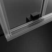 Kabina prysznicowa Radaway Idea Black KDS 150x100x200,5 czarna prawa