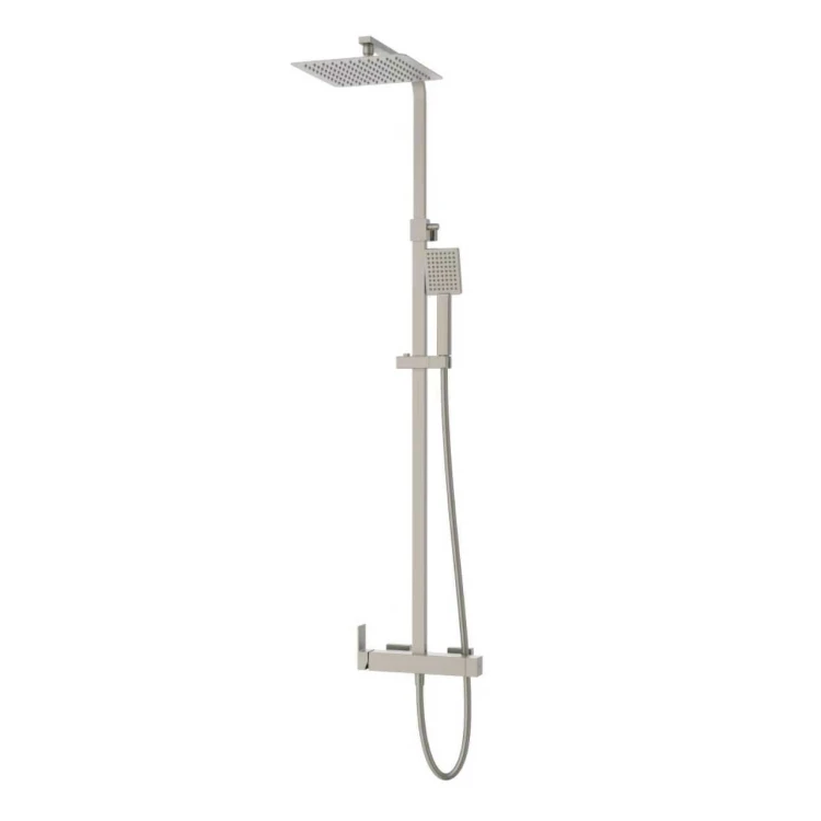 Kolumna prysznicowa ango cmn02mbsl deszczownica 25cm stal szczotkowana