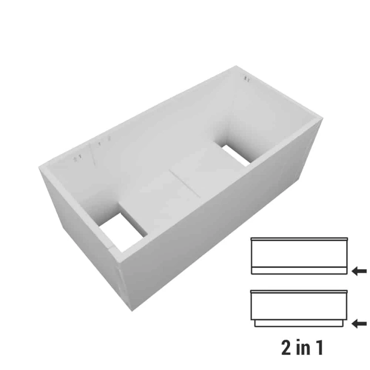 Nośnik, obudowa do wanny SONARIA 140-170x75cm. Schedpol