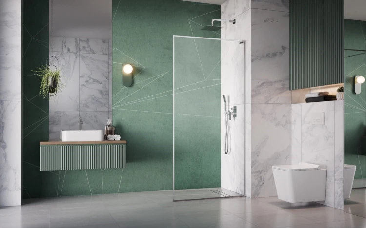 Kabina prysznicowa walk-in Radaway Modo F SL II prawa chrom