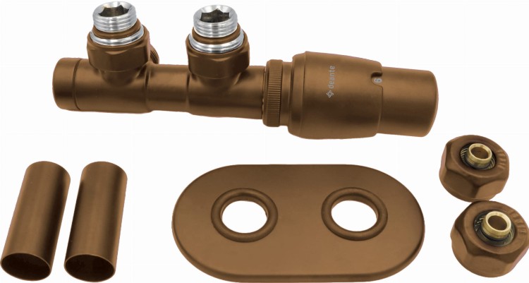 Zawór termostatyczny do grzejnika łazienkowego - prawy