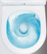 Miska WC kompakt bezkołnierzowa biała Jasmin Deante