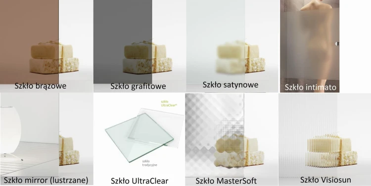 Kabina prysznicowa Radaway Idea 8 Brushed Gold KDJ prawa