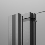 Kabina prysznicowa Radaway Nes Brushed GunMetal KDJ I prawa