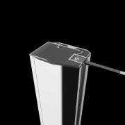 OUTLET Kabina przyścienna Radaway Almatea KDJ+S 80x80x195 lewa przejrzysta