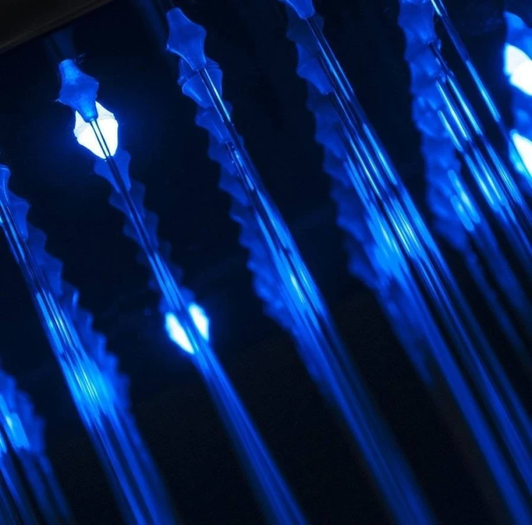 Panel prysznicowy corsan alto a017 mieszacz czarny deszczownica led