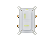 Prysznicowy zestaw podtynkowy corsan z01tbl czarny z termostatem