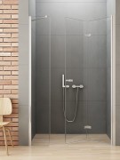 Drzwi prysznicowe składane New Trendy New Soleo Plus 130x195 prawe, szkło czyste