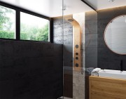 Corsan bali b231 bambusowy z czarnym wykończeniem