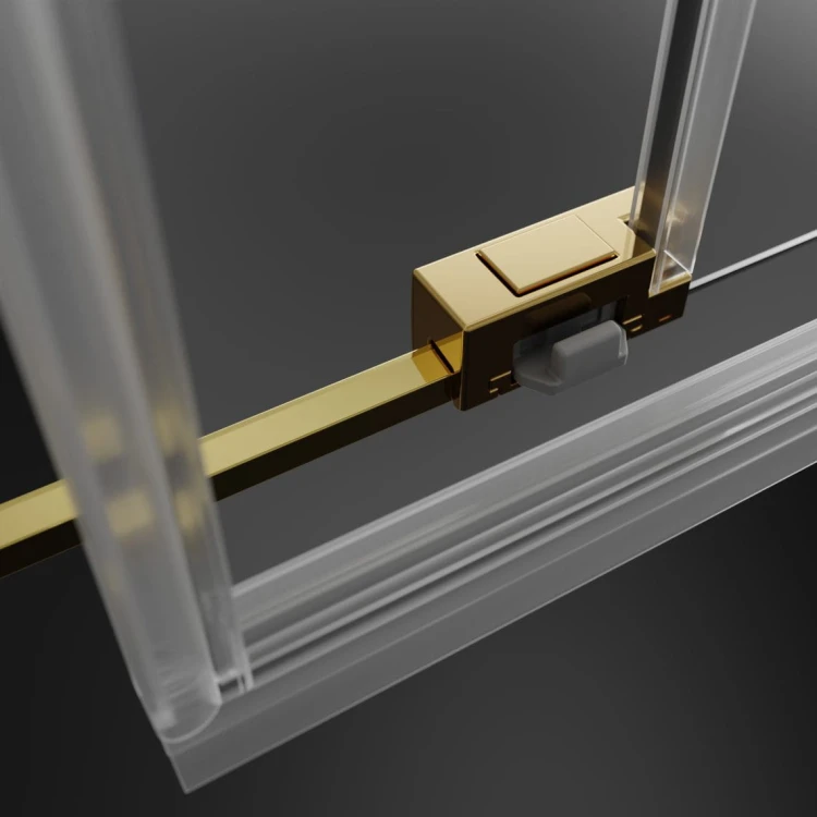 Kabina prysznicowa Radaway Idea Gold KDD 100x120x200,5 przejrzysta, złota