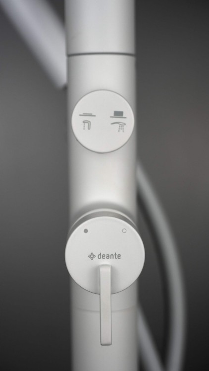 Bateria wannowa wolnostojąca bianco biała Silia Deante