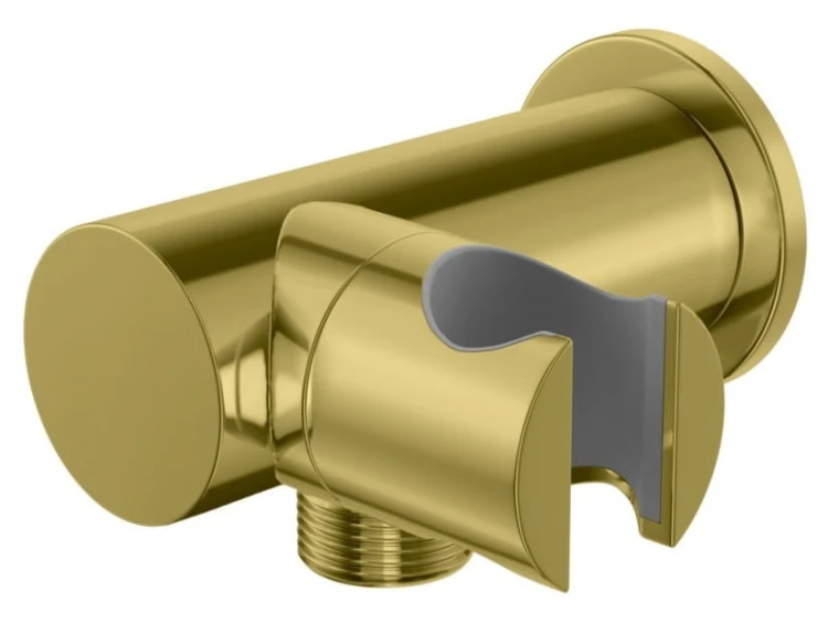 Zestaw prysznicowy Experience Gold KOHLMAN złoto błyszczące deszczownica kwadratowa 25cm