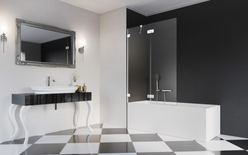 Parawan nawannowy Radaway Essenza Pro White PND II lewy