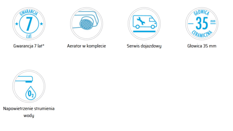 Deante Alpinia Bateria wannowa wolnostojąca z kompletem natryskowym