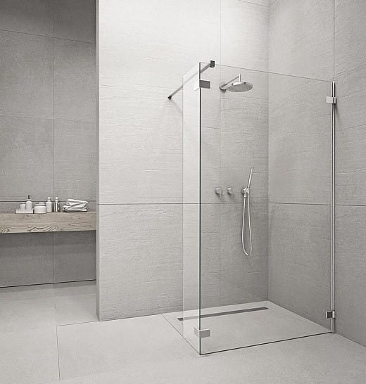 Kabina Radaway Euphoria walk-in II 110x200 szkło przejrzyste