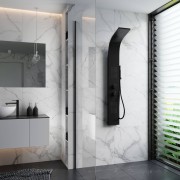 Panel prysznicowy corsan alto termostat czarny