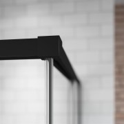 Kabina Radaway Idea Black KDD 100x100x200,5 szkło przejrzyste