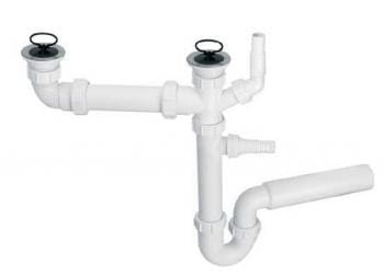 Syfon zlewozmywakowy McAlpine HC7+DO2-W