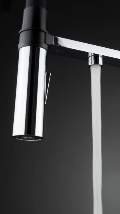 Bateria kuchenna z podłączeniem do filtra wody chrom Magnetic Deante