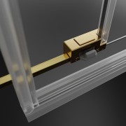 Kabina prysznicowa Radaway Idea Gold KDD 120x110x200,5 przejrzysta, złota