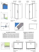 Kabina Radaway Espera Pro KDJ 120x70x200 prawa, szkło przejrzyste