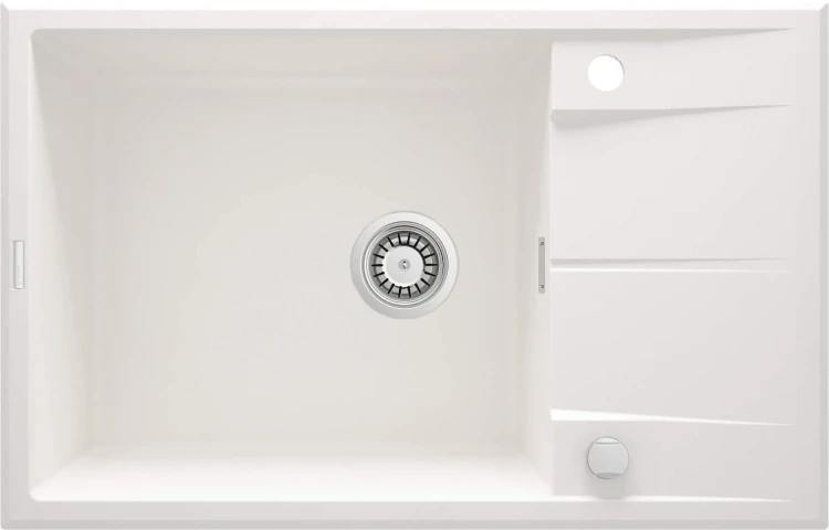 Zlewozmywak granitowy 1-komorowy z ociekaczem Eridan Deante ZQEA11B