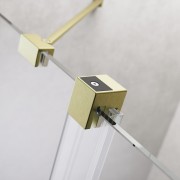 Drzwi prysznicowe Furo Brushed Gold DWD Radaway złote