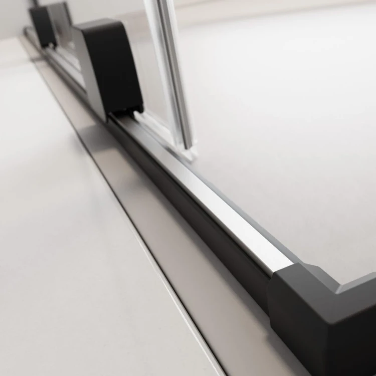 Drzwi prysznicowe Furo Black DWD 140x200 Radaway czarne