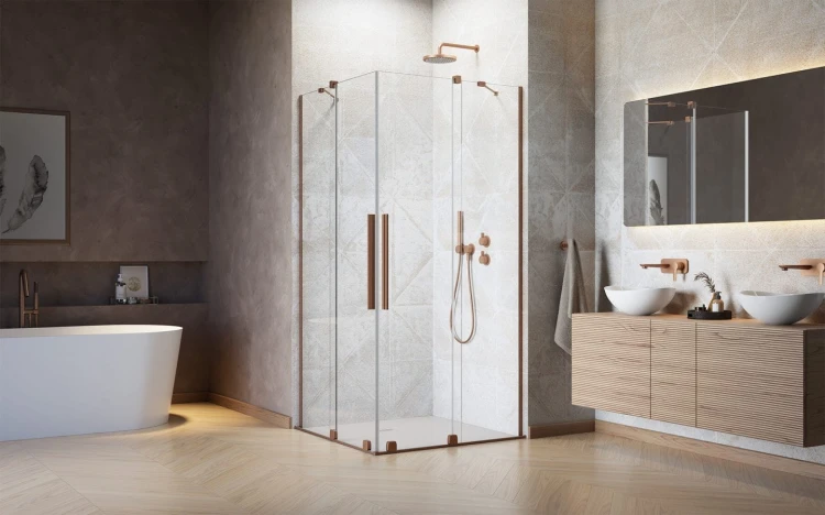 Kabina prysznicowa Furo Brushed Copper KDD Radaway