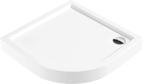 Jasmin Plus Brodzik akrylowy półokrągły 80 cm