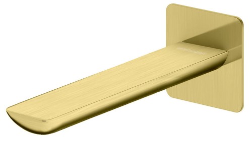 Wylewka ścienna Experience Brushed Gold KOHLMAN złoto szczotkowane