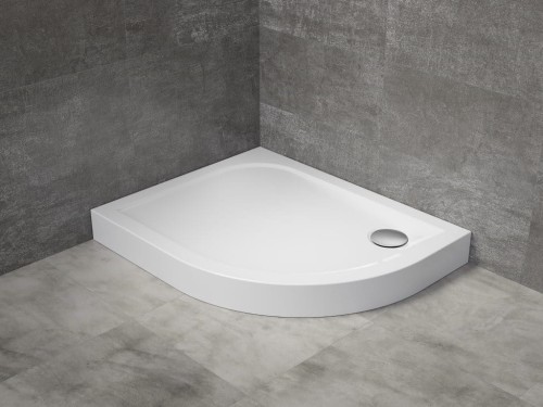 Brodzik asymetryczny Radaway Delos E Compact 100x90x11,5 lewy