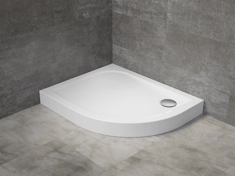 Brodzik asymetryczny Radaway Delos E Compact 100x90x11,5 lewy