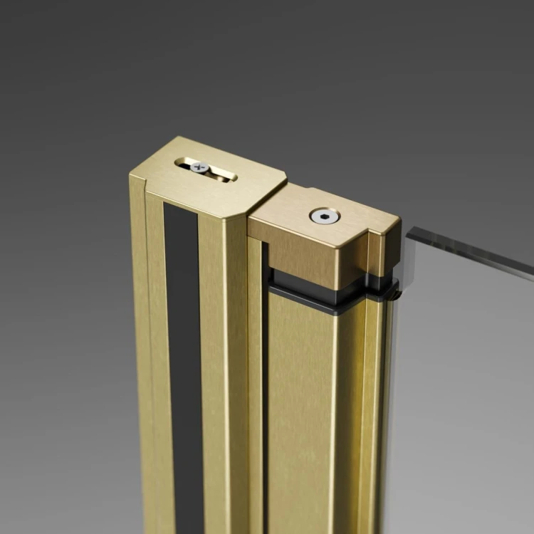 Drzwi prysznicowe Radaway Nes Brushed Gold DWJ II prawe