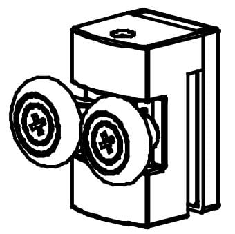 Rolka górna Radaway Premium Plus 2011-2017