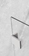 Kabina prysznicowa Essenza Pro Brushed Nickel KDJ Radaway prawa nikiel