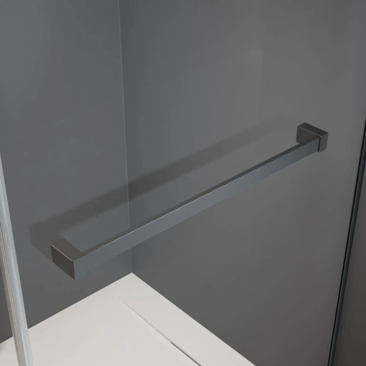 Kabina prysznicowa walk-in Radaway Modo SL Brushed GunMetal II prawa