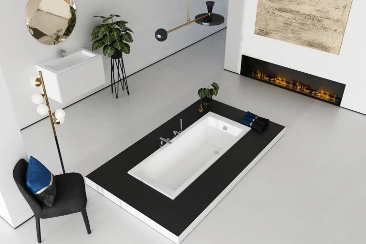 Wanna prostokątna MILOS 140x70cm. Schedpol