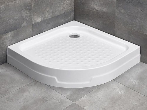 Brodzik półokrągły Radaway Rodos A Compact 90x90x16,5x2