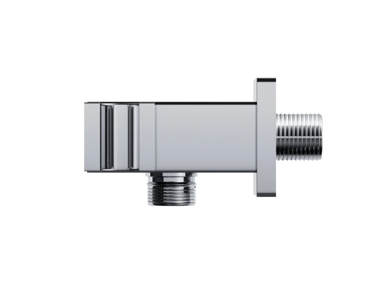 Zestaw prysznicowy podtynkowy corsan box przyciskowy deszczownica 25cm chrom